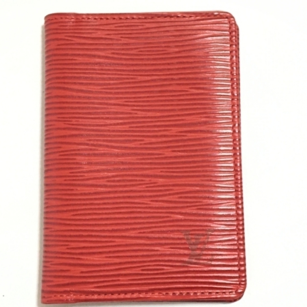 Authentic Louis Vuitton Epi Card Case Pass Business Holder
